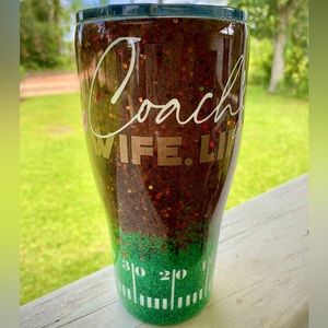 Custom 30oz Tumbler: “Coach’s Wife Life”